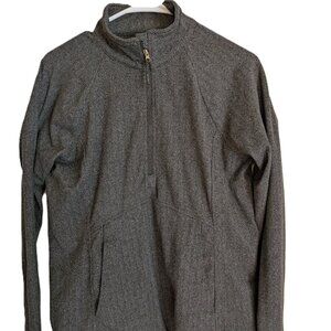 3/4 zip athletic long sleeve top
